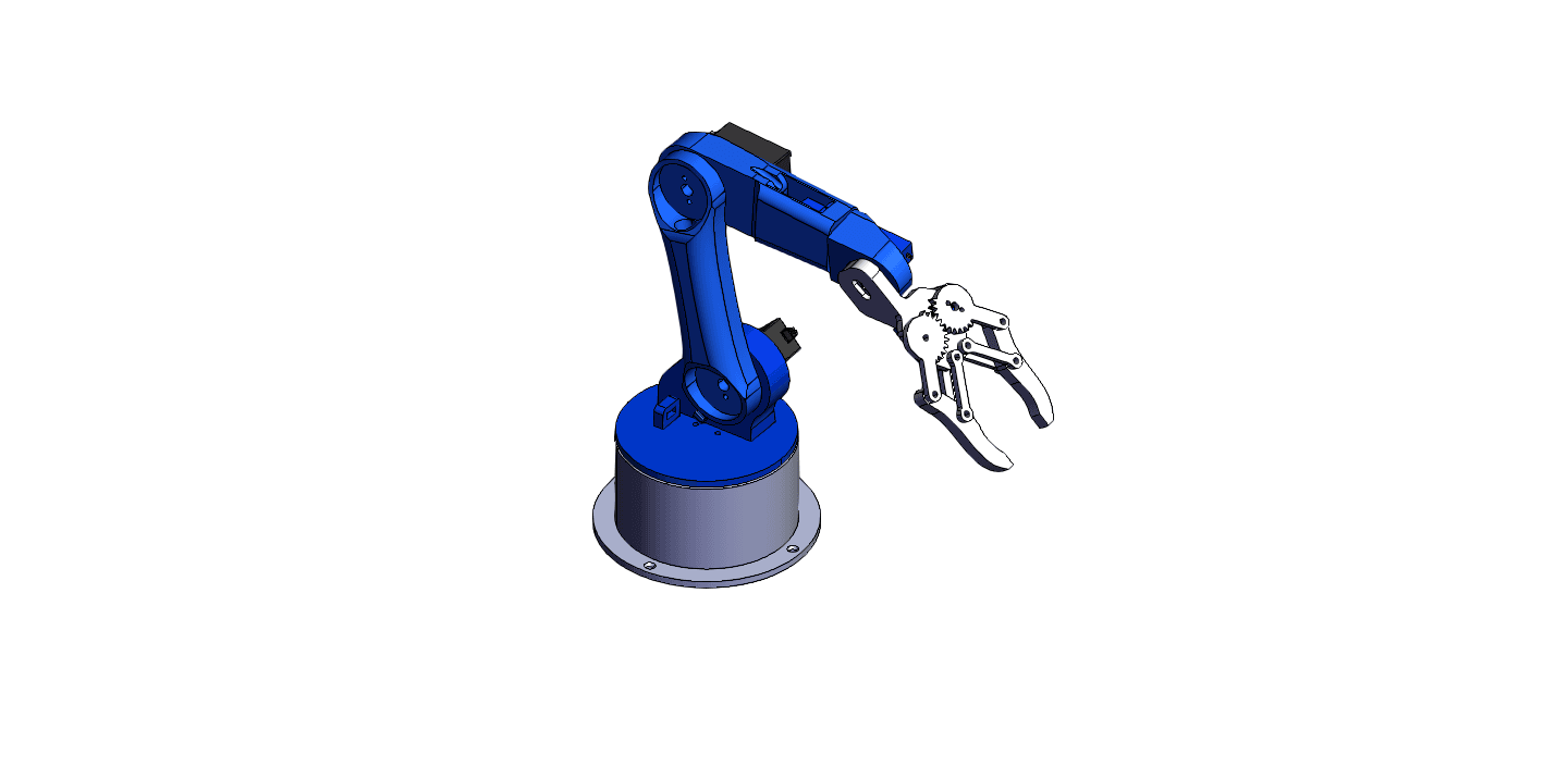Robotic Arm 3D Model.STEP 3d model