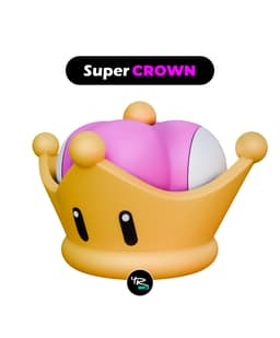 Mario Bros Super Crown (Fan Art) 3d model