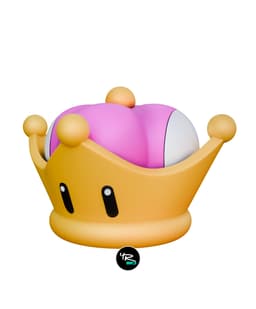 Mario Bros Super Crown (Fan Art) 3d model