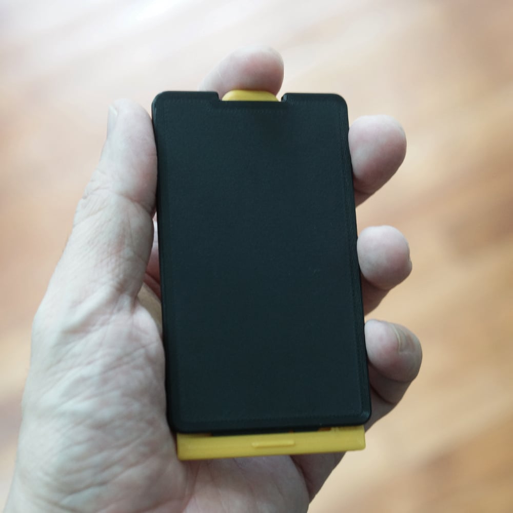 Minimalistic Card-sized SD Card Holder 3d model