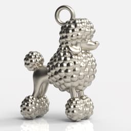 POODLE PENDANT 3d model