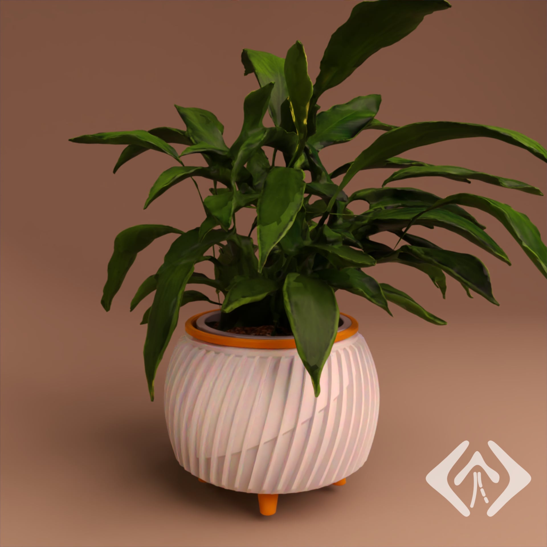 Mini Planter cover 3d model
