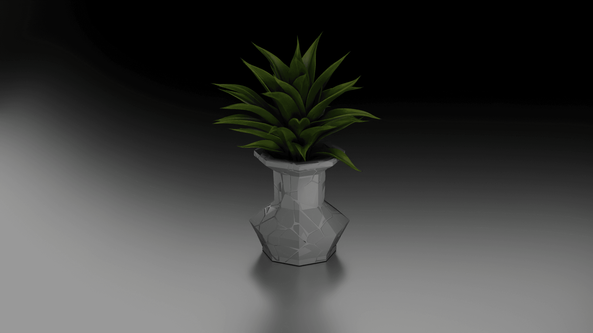 Cracked 3d model