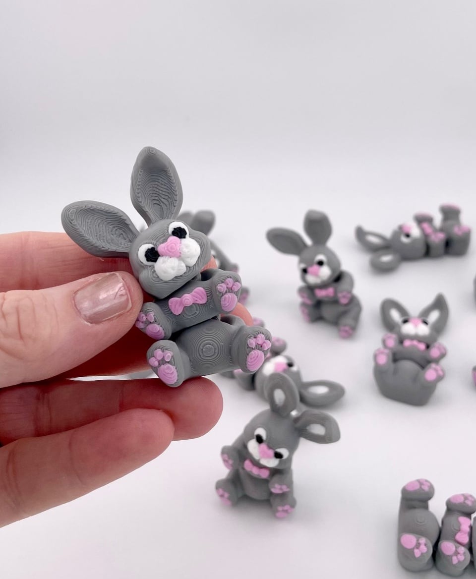 Sitting Critters -Bunny 3d model