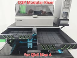 D3P RISER FOR QIDI MAX 4 3d model
