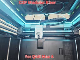 D3P RISER FOR QIDI MAX 4 3d model