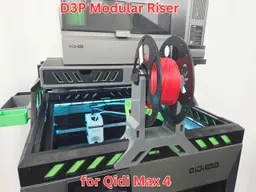 D3P RISER FOR QIDI MAX 4 3d model