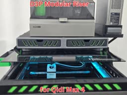 D3P RISER FOR QIDI MAX 4 3d model