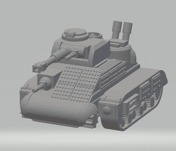 FHW Stellar Coalition Corps Sherman Tank 3d model