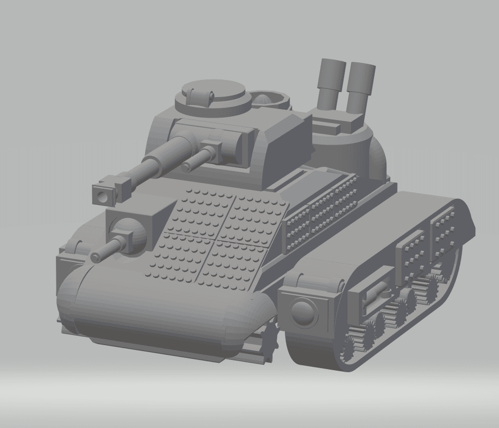 FHW Stellar Coalition Corps Sherman Tank  3d model