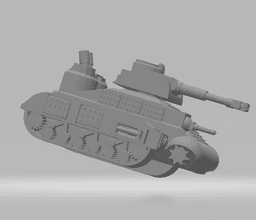 FHW Stellar Coalition Corps Sherman Tank 3d model