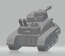FHW Stellar Coalition Corps Sherman Tank 3d model