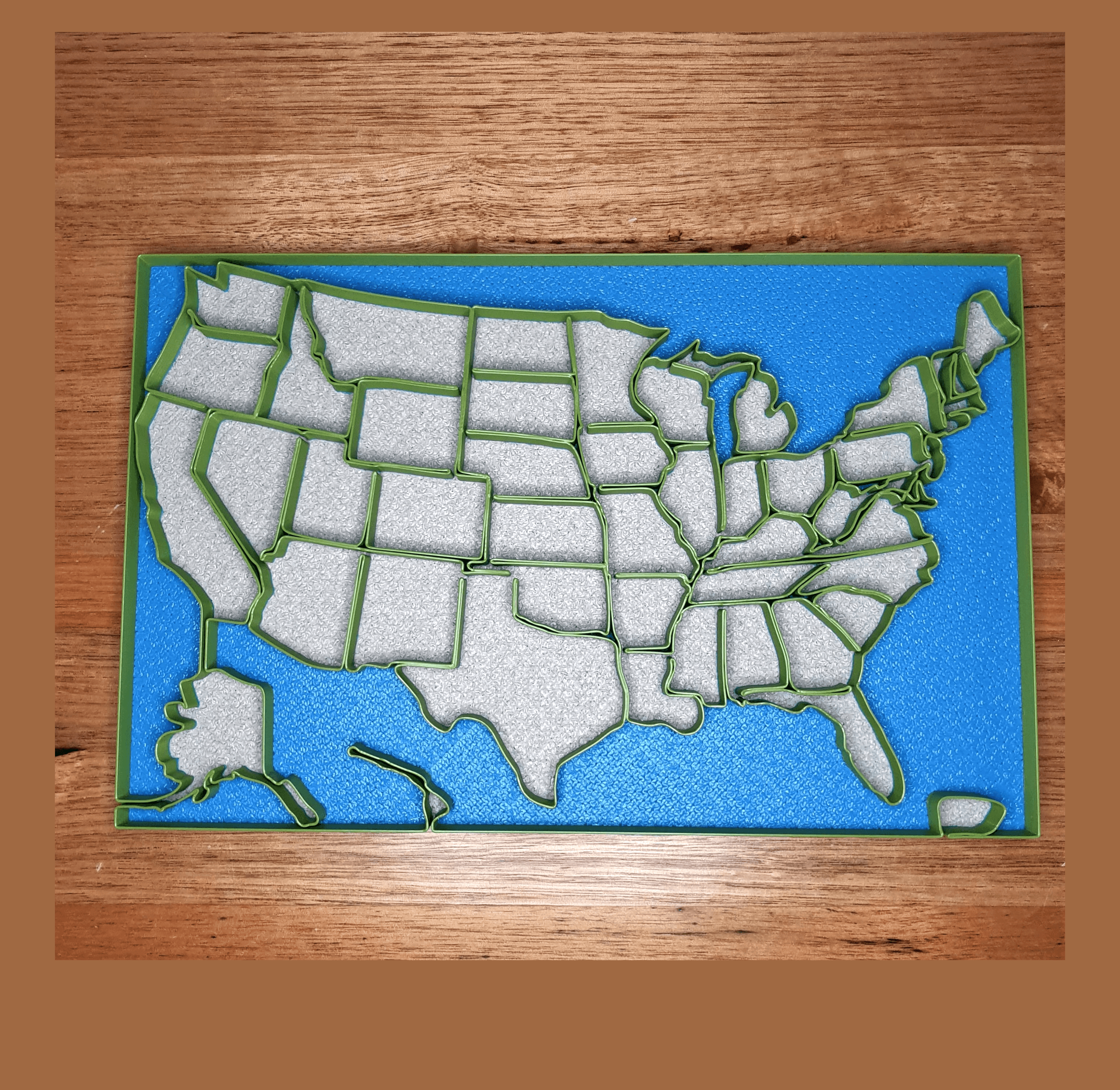 USA States Vase Mode Model 3d model
