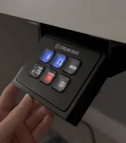 Elgato Stream Deck Mini - Retractable Desk Mount 3d model