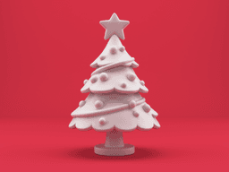 Cute Christmas Tree – Stylized Xmas Tree 3D Model 3d model