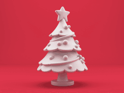 Cute Christmas Tree – Stylized Xmas Tree 3D Model 3d model