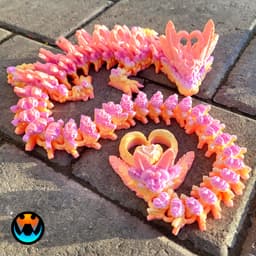 Light Heart Dragon 3d model