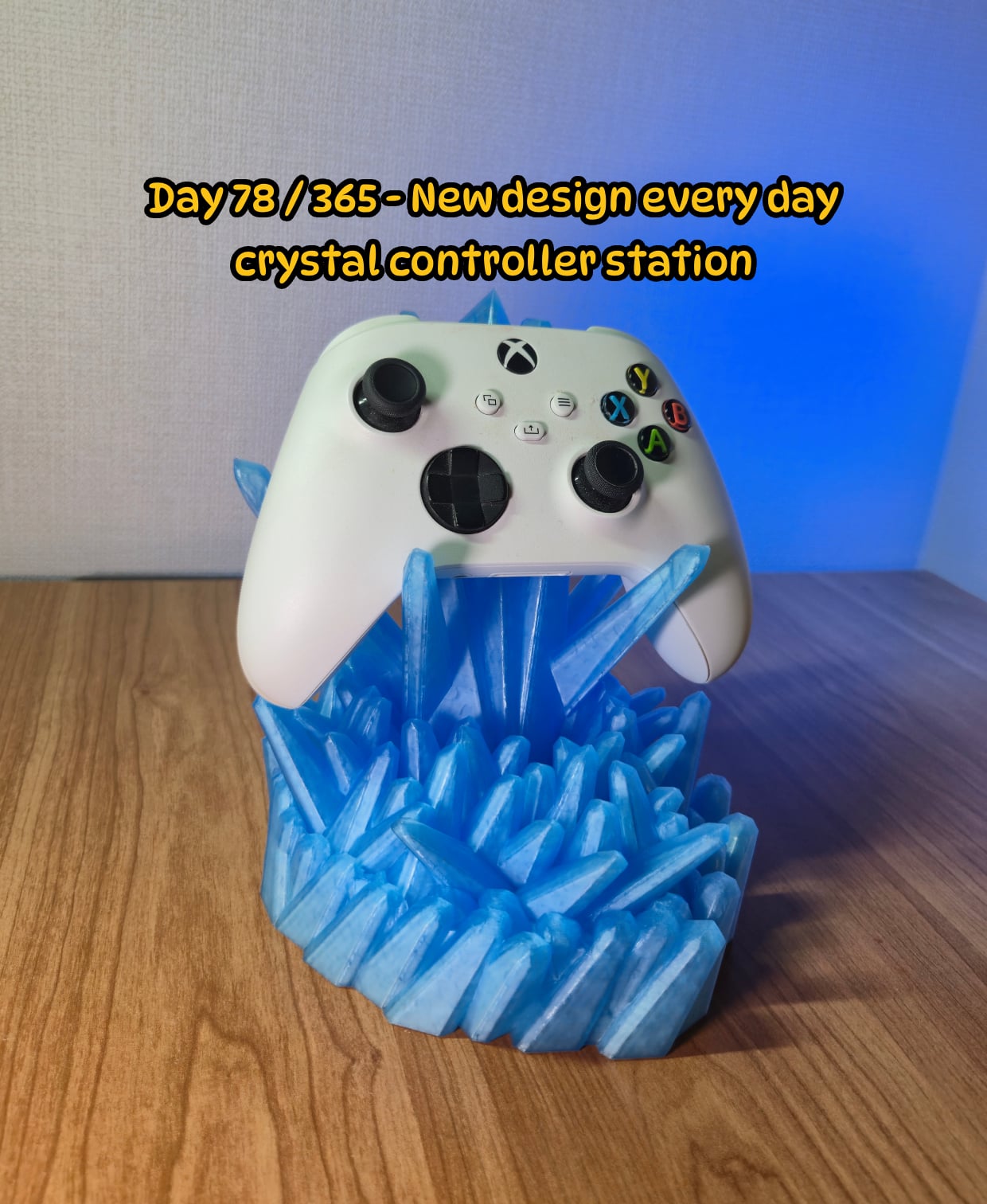 Crystal Throne Controller Stand with Hidden Storage 3d model