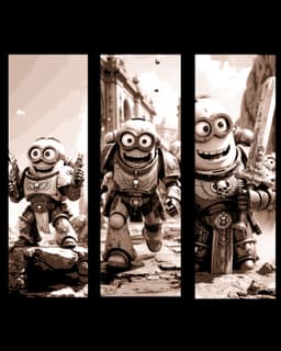 Sometimes a marine just has to have fun, even if he is a minion! Set of bookmarks 3d model