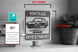Datsun 240Z Project Car Restoration Sign 3d model