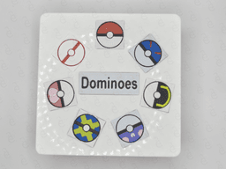 Pokeball Dominoes "Double 6" 3d model