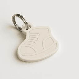 3D Printed Shoe Keychain 3d model