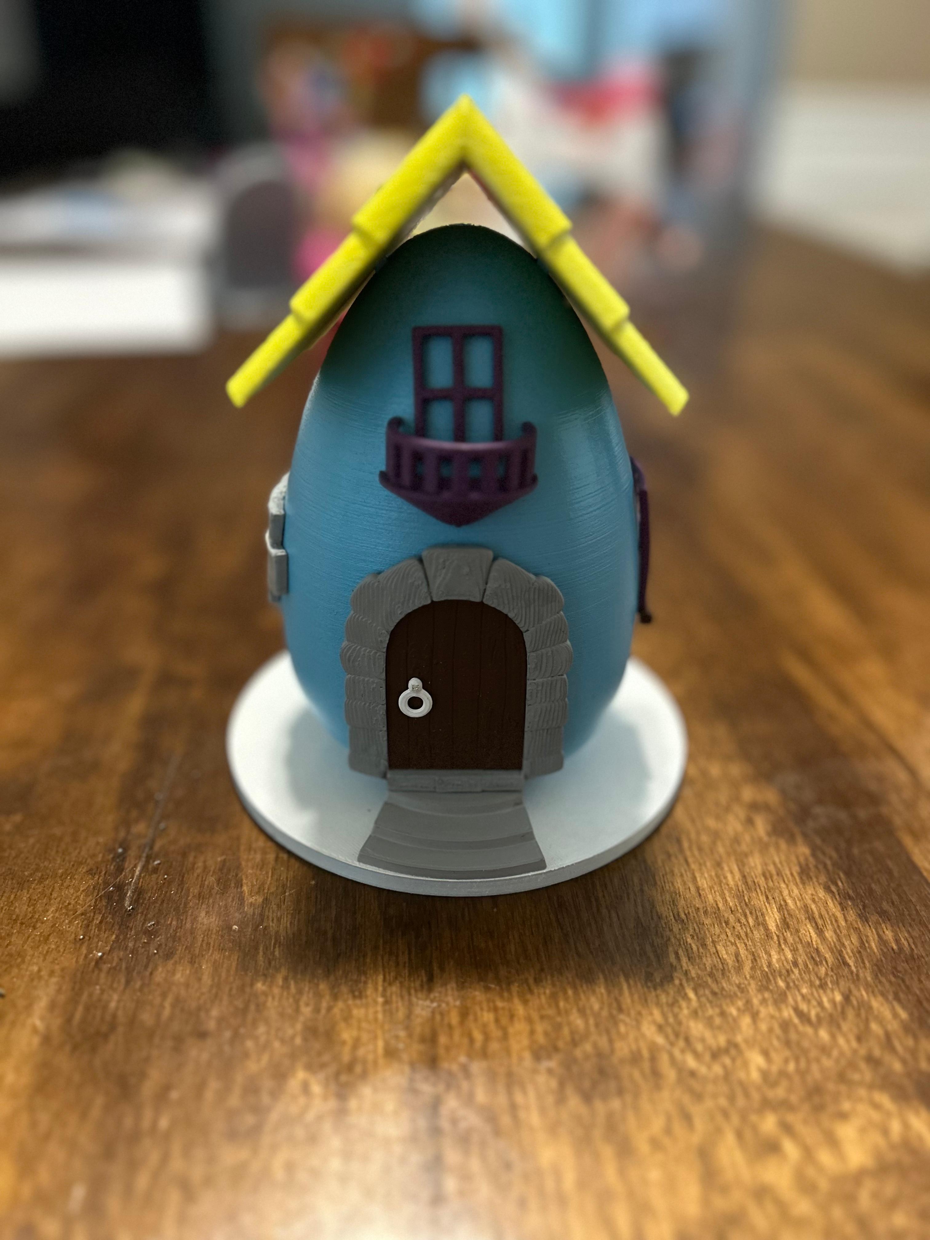 Easter egg house - 13 pieces.  - 3d model