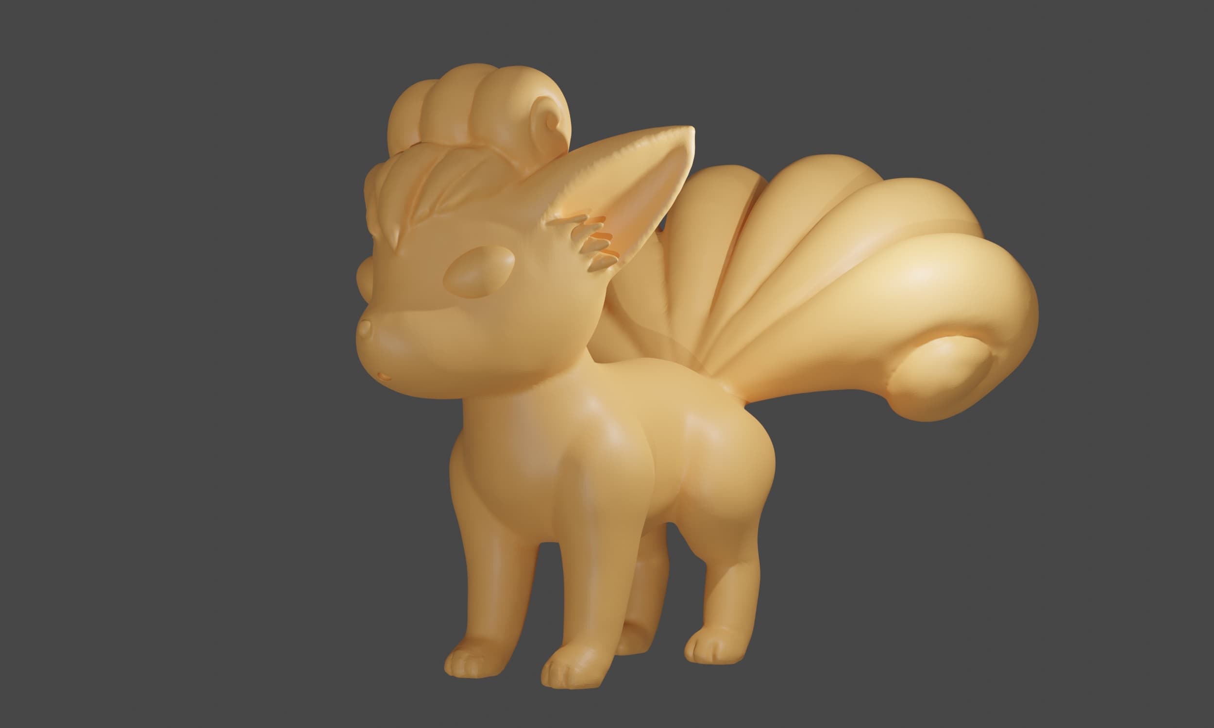 Vulpix γγ³γ³ (Pokemon) 3d model