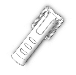Fishing Rod Belt Holder 3d model