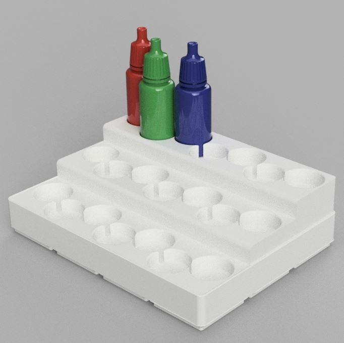 #Gridfinity Paint Shelf 3d model