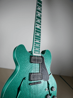 Gibson ES-335TD Guitar String Art - 50% scale 3d model