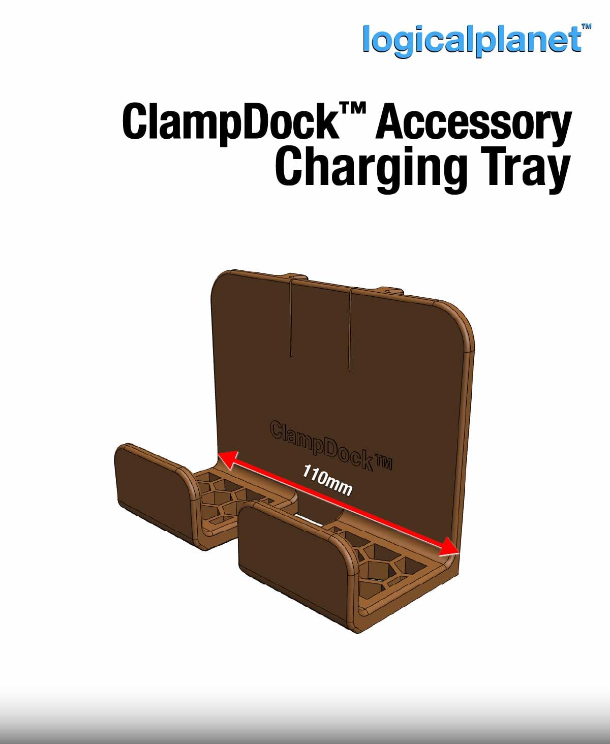 ClampDock Accessory - Charging Tray 3d model