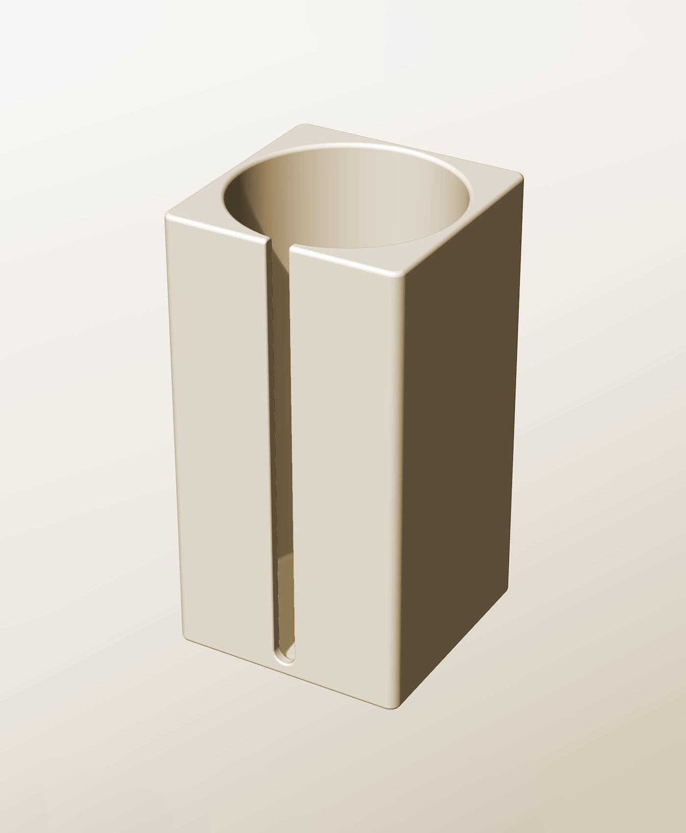 CS96-200-S Modular Stacking slotted container for home decor 3d model