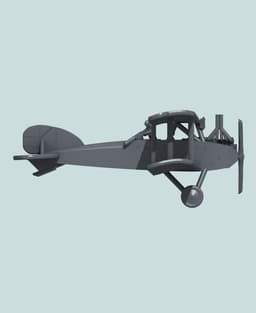 1:144 Albatros J.II 3d model