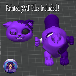 Zombie Cat 3d model