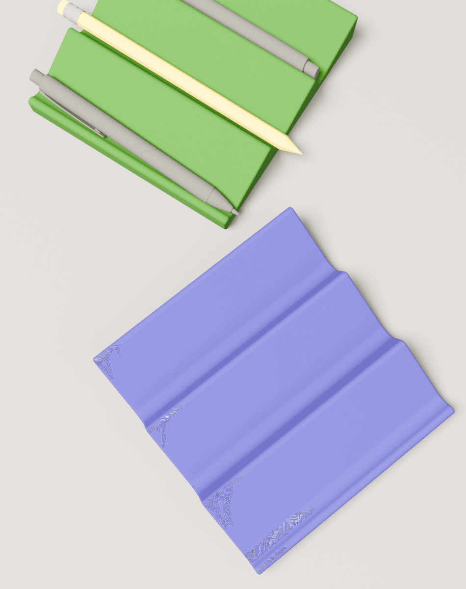 Pen Holder Display for 3 Pens/Pencils 3d model