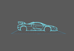 Mclaren - Senna Wall Art 3d model