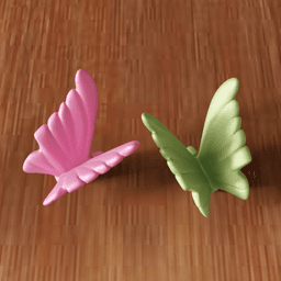 Butterfly Wing - Fantasy Insect Sculpture Tabletop Art 3d model
