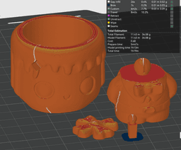 Lucky Charm Candle Holder - 3D print STL and 3MF file 3d model