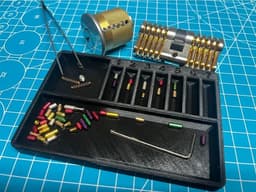 Lock Pin Organizer Assortment Sorter Selector - Practice Lock - Covert Instruments - Multipick 3d model
