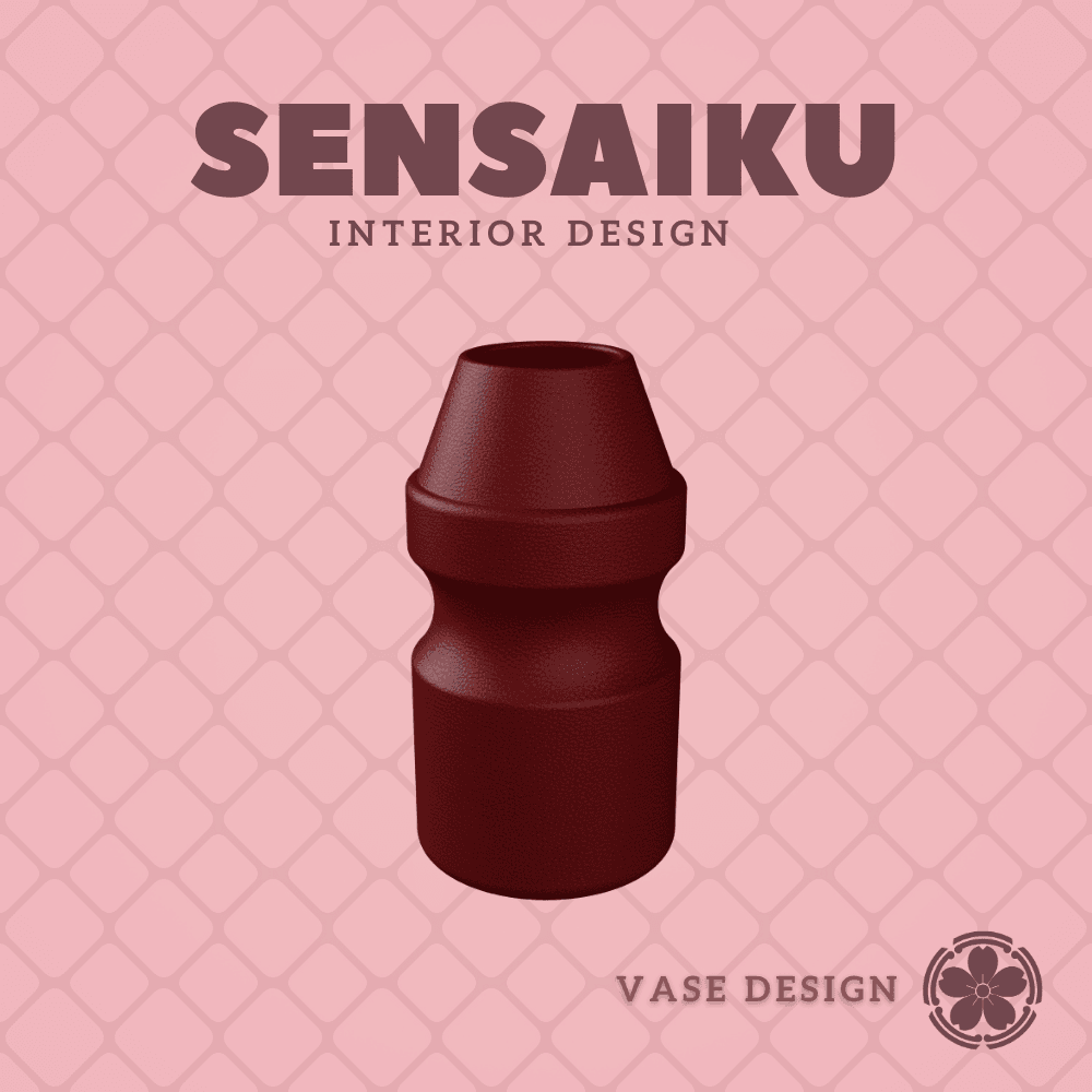 283. Cylinder 283 - Yakult Cultured Bottle Vase Custom Vase Design - Ikebana Home Decoration 3d model