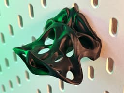 Headphone Holder (for IKEA Skadis Pegboard) 3d model