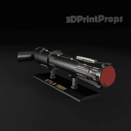 Kylo Ren's Lightsaber from Star Wars 3d model