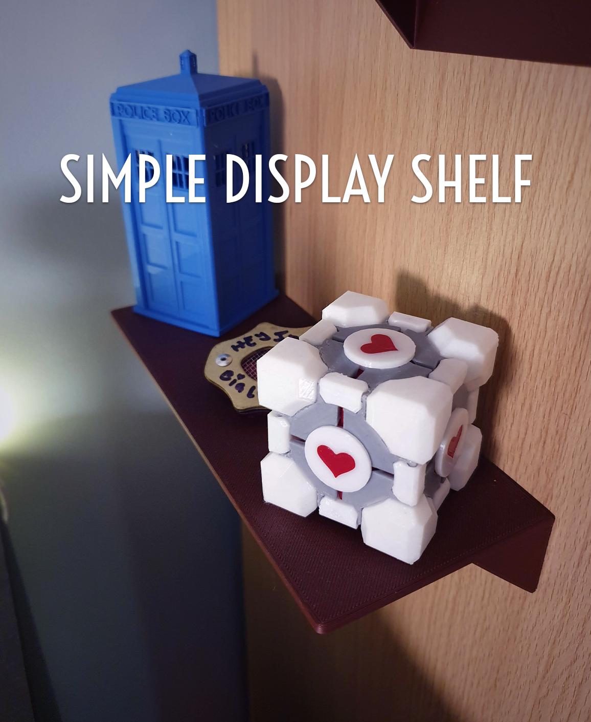 Simple Display Shelf || 3 sizes 3d model