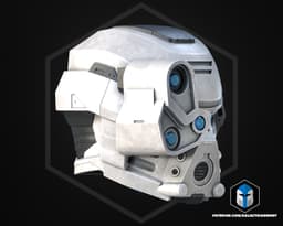 Bionicle Spartan Mashup - Kopaka Helmet - 3D Print Files 3d model