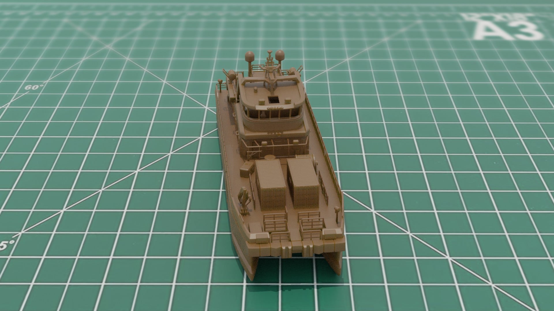 Crew Transfer Catamaran 3D Print STL 3MF Model File 3d model