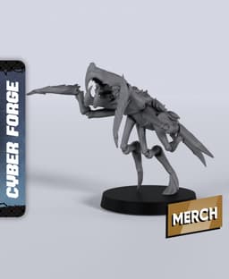 Scourge Stabber - With Free Cyberpunk - Sci-Fi Gift Ideas for RPG and Wargamers 3d model