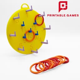 HANGING RING TOSS GAME 3d model