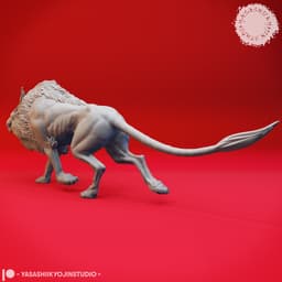 Wandering Worg - Tabletop Miniature 3d model
