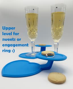 Valentines day double coaster 3d model